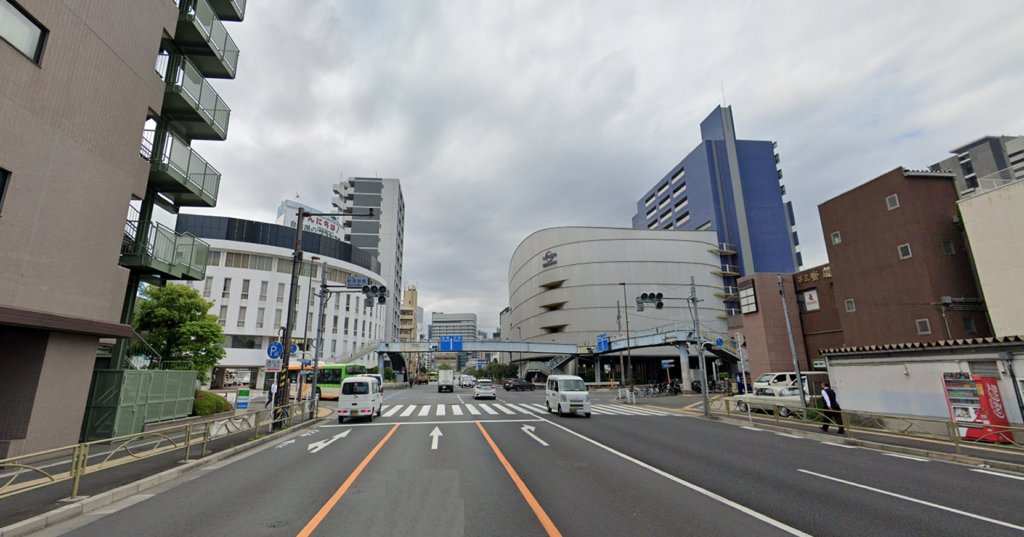 東京都品川区_2車線道路