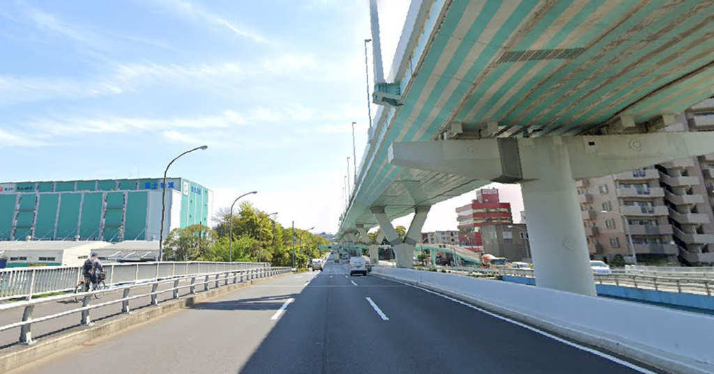 東京都江東区_2車線道路