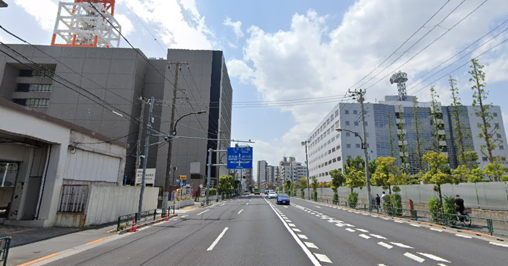 東京都江戸川区_2車線道路
